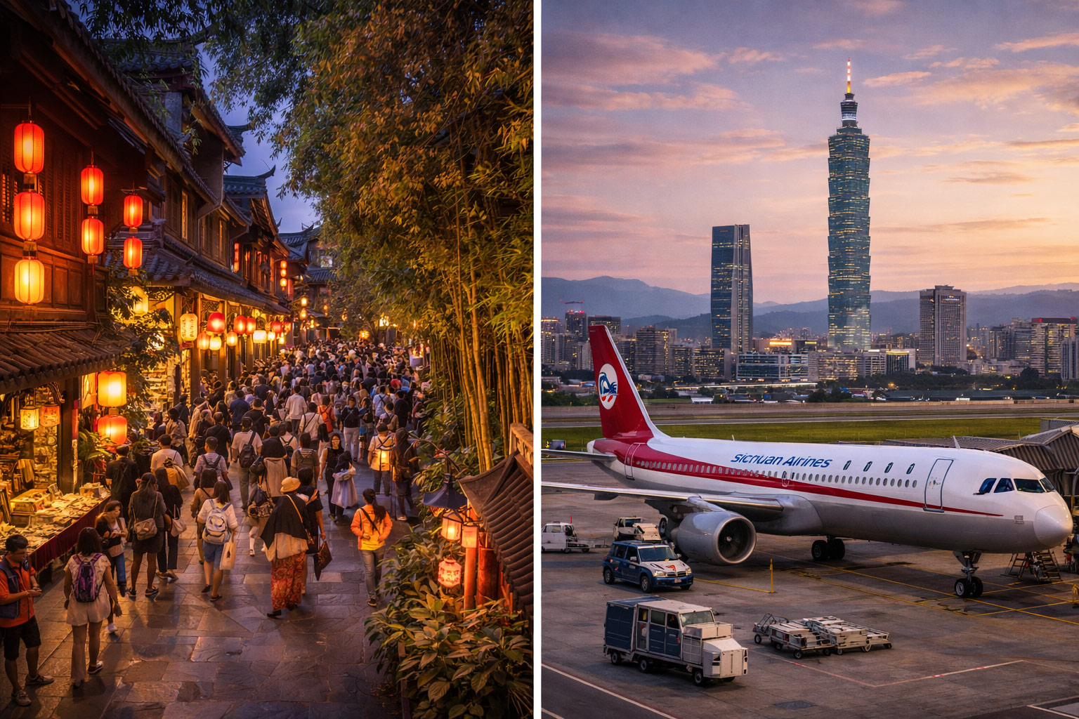 成都【錦里古街】-> 臺北松山