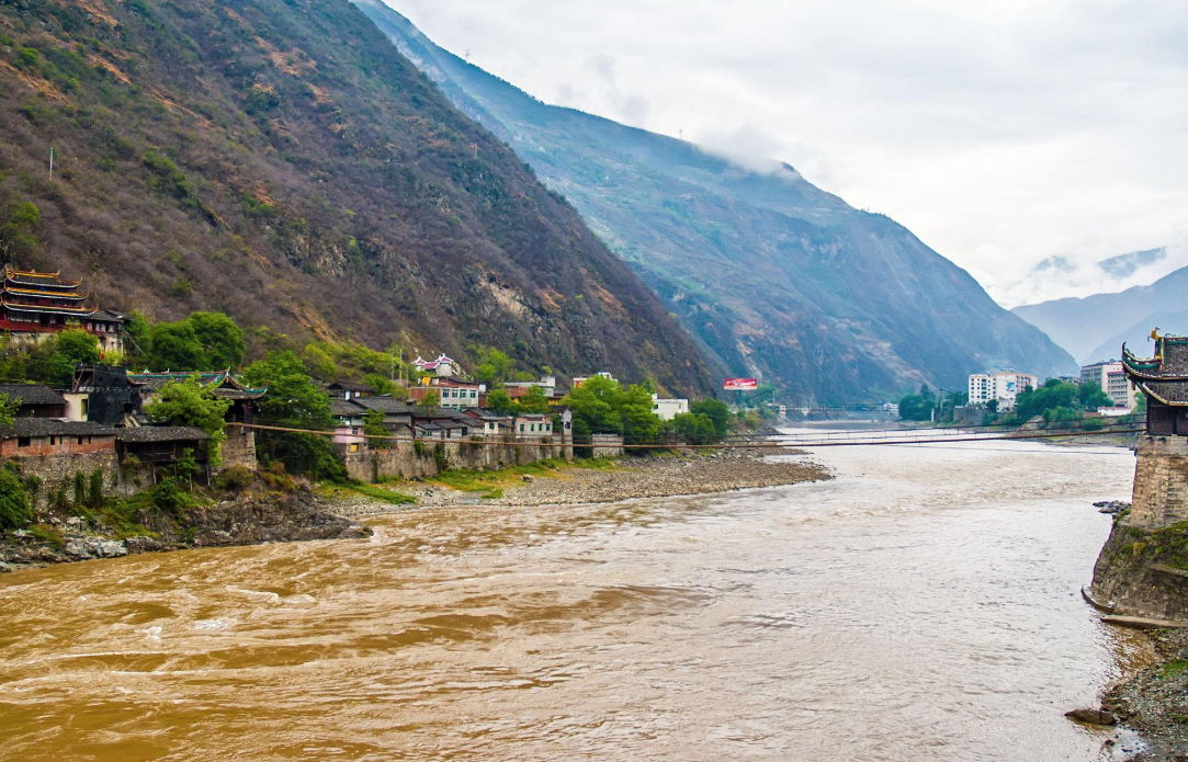 瀘定橋風光