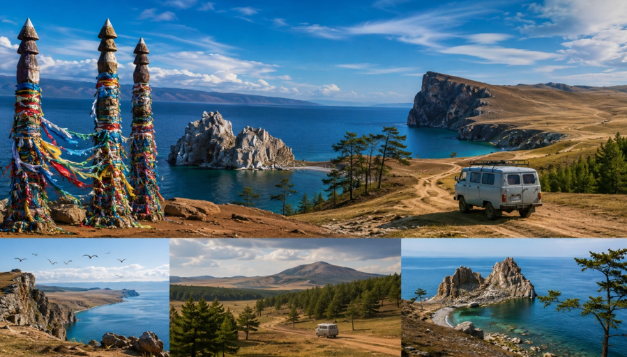 奧利洪島-北島探索〜薩滿柱、合波角